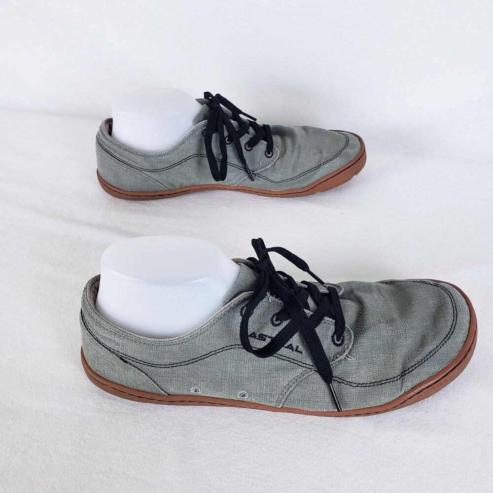 Astral Hemp Loyak Shoes Mens 11.5 Gray Minimalist Travel Lightweight Sneakers